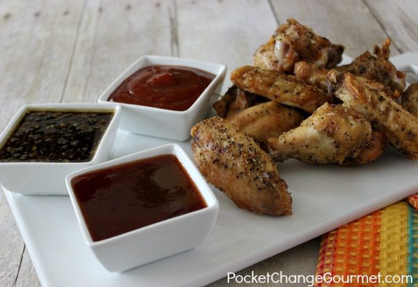 3 Sauces: Mild, Medium and a little Kick