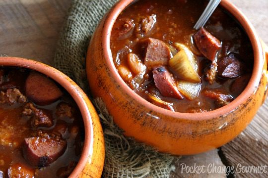 3 Sausage Chili with Green Chiles