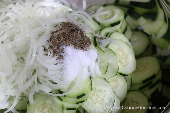Ingredients for Cucumber Salad