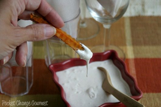 marshmallow dip for Sweet Potato Fries