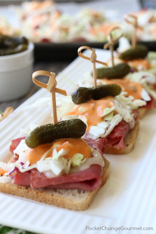 MINI REUBEN APPETIZERS | St. Patrick's Day Recipe and beyond