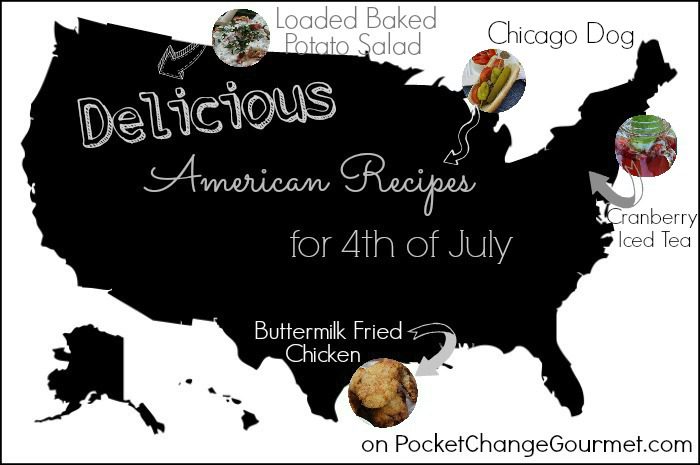 4th of July Recipes on PocketChangeGourmet.com