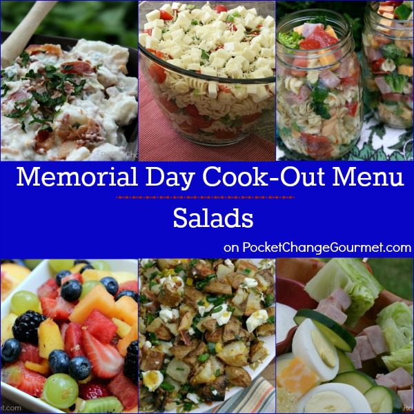 Memorial Day Cook-Out Menu : Salads | Recipes on PocketChangeGourmet.com
