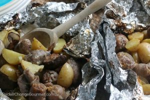 Foil Packets with Sausage and Potatoes