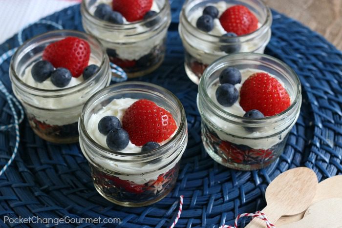 Fruit Parfaits with Lime Dip
