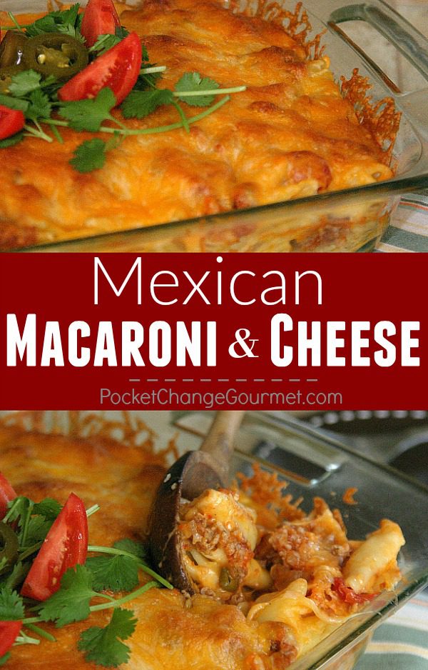 With simple ingredients and less than 30 minutes - you can have this delicious Make Ahead Meal. Mexican Macaroni and Cheese brings together the best of both worlds - Mexican flavoring and Mac & Cheese - everyone's favorite!