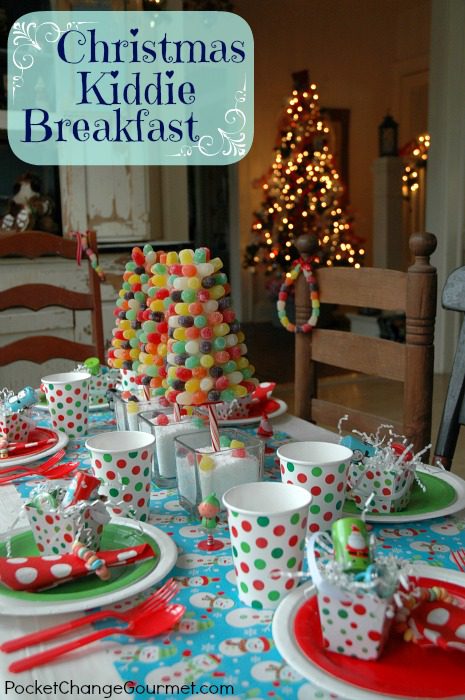 Christmas Kiddie Breakfast Menu :: PocketChangeGourmet.com