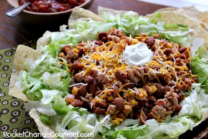 Healthy Taco Salad {Super Flavorful} - Eating Bird Food