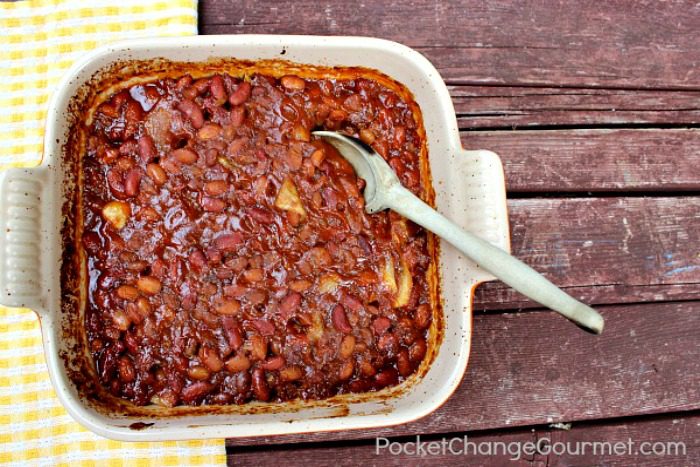 Sweet and Spice Baked Beans | Recipe on PocketChangeGourmet.com