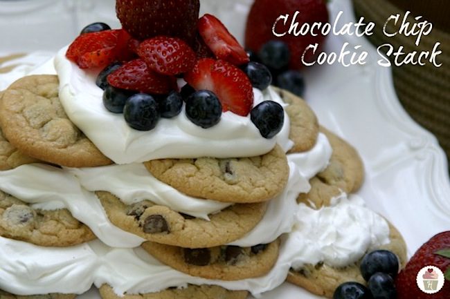Chocolate Chip Cookie Stack 