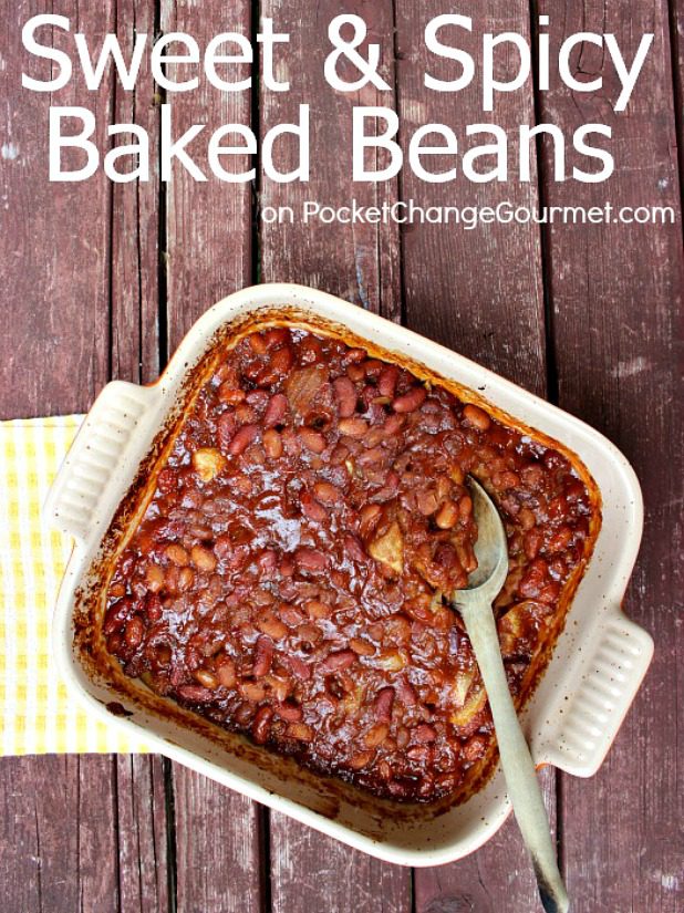 Sweet and Spice Baked Beans | Recipe on PocketChangeGourmet.com