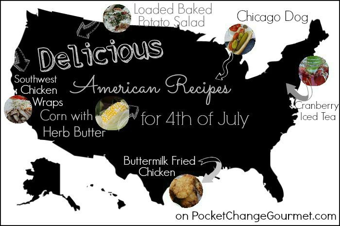 4th of July Recipes on PocketChangeGourmet.com