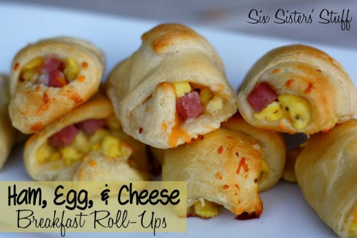 Ham Egg and Cheese Roll-Ups