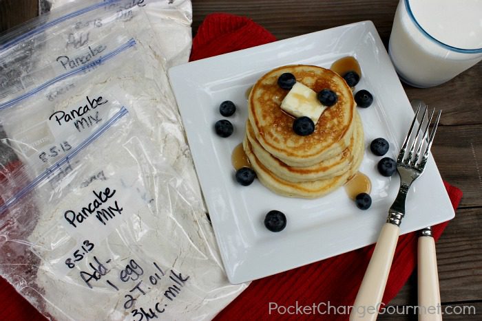 Homemade Pancake Mix :: Recipe on PocketChangeGourmet.com