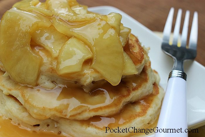 Apple Pancakes on Pocket Change Gourmet