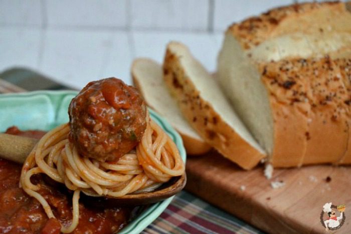 Classic Spaghetti with Meatballs :: Recipe on PocketChangeGourmet.com
