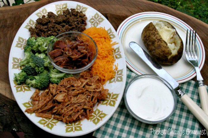 How to cook Baked Potatoes in the Slow Cooker :: Recipe on PocketChangeGourmet.com