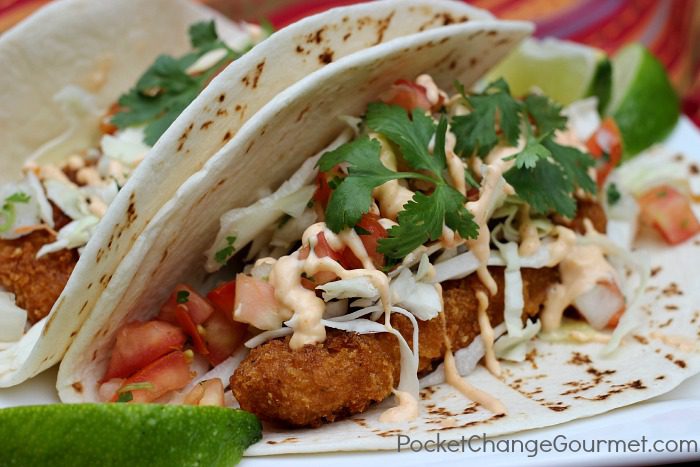 Southwest Fish Tacos :: Recipe on PocketChangeGourmet.com
