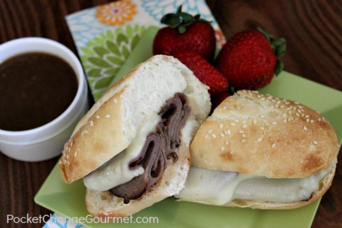 French Dip sandwiches that are super easy to make!