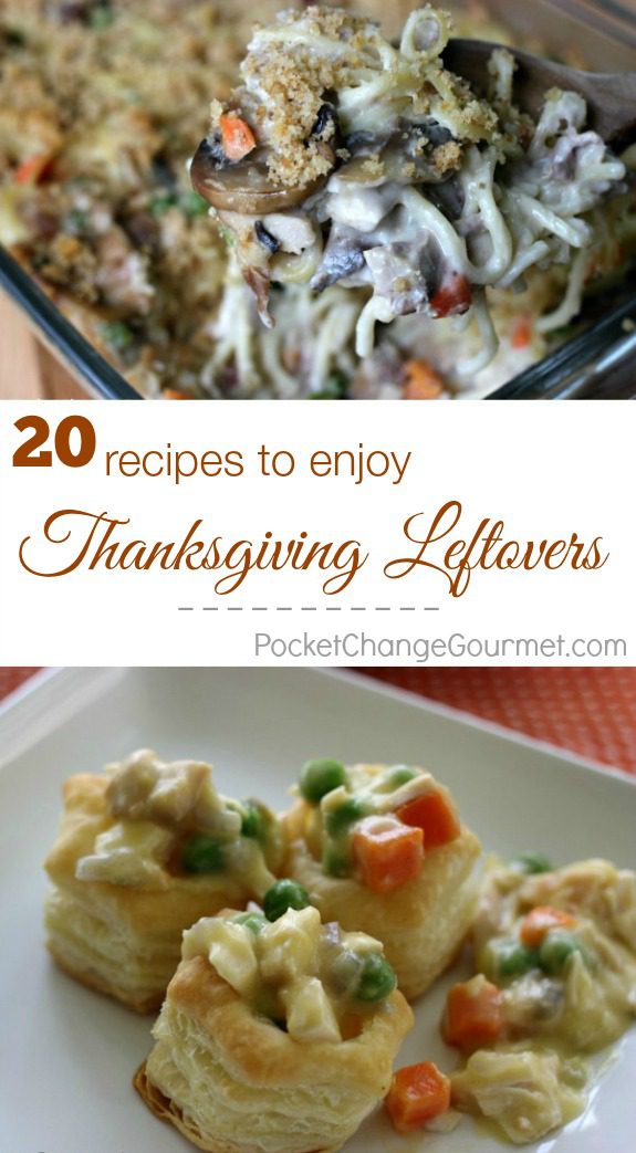 Don't get stuck in a rut with the same old leftover recipes! Try one of these ways to enjoy Thanksgiving Leftovers! Pin to the Recipe Board!