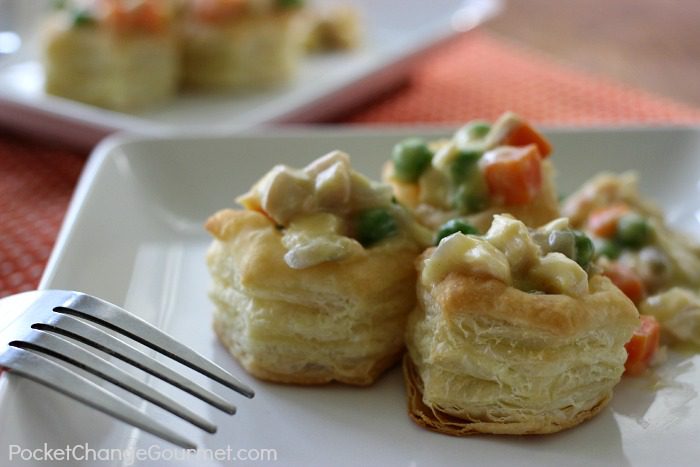 Creamy Turkey Pot Pies | Perfect for Holiday Entertaining | Recipe on PocketChangeGourmet.com