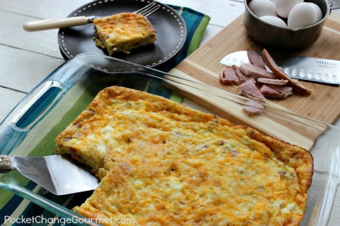 Ham and Egg Casserole | Recipe on PocketChangeGourmet.com