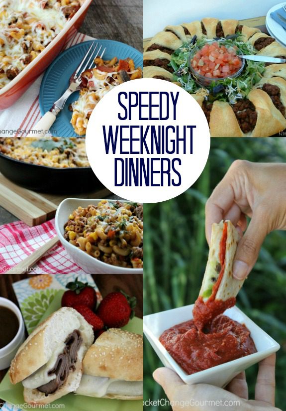 Speedy Weeknight Dinners | Recipes on PocketChangeGourmet.com