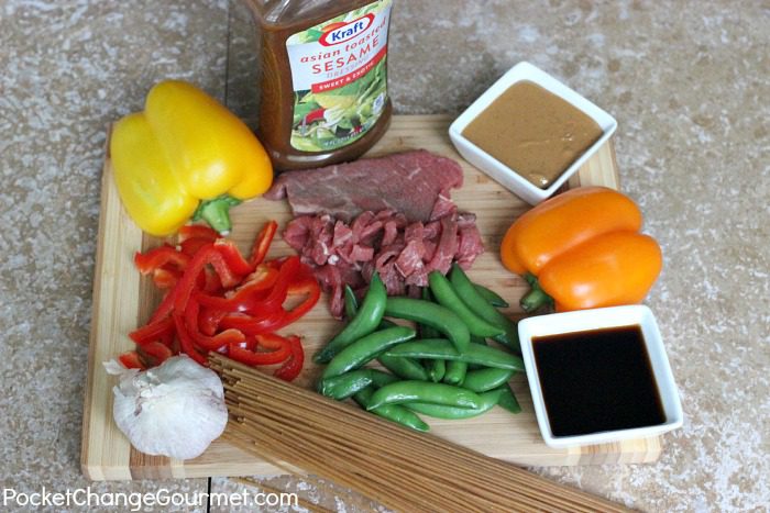 Stir-Fry Beef Lo Mein | Quick and Easy Weeknight Meal | Recipe on PocketChangeGourmet.com