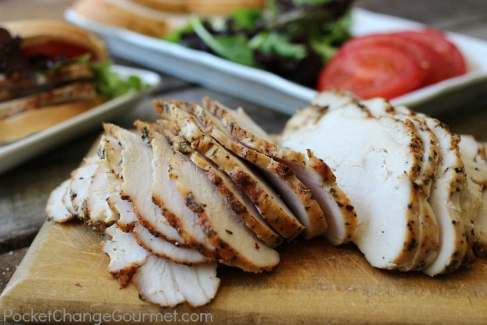 Slow Cooker Roasted Turkey Breast | Recipe on PocketChangeGourmet.com