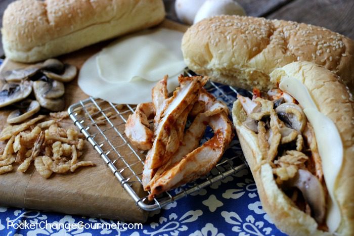 Grilled Steakhouse Chicken Sandwiches | Recipe on PocketChangeGourmet.com