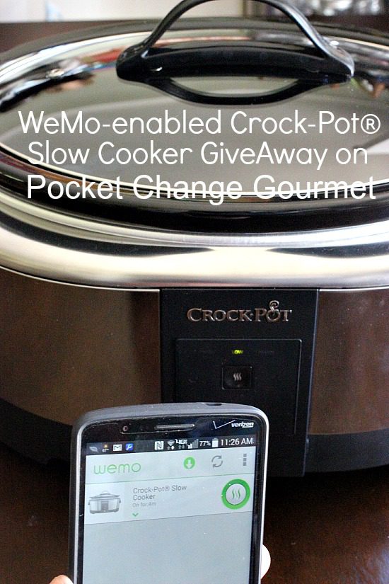 WeMo-enabled Crock-Pot® Slow Cooker GiveAway