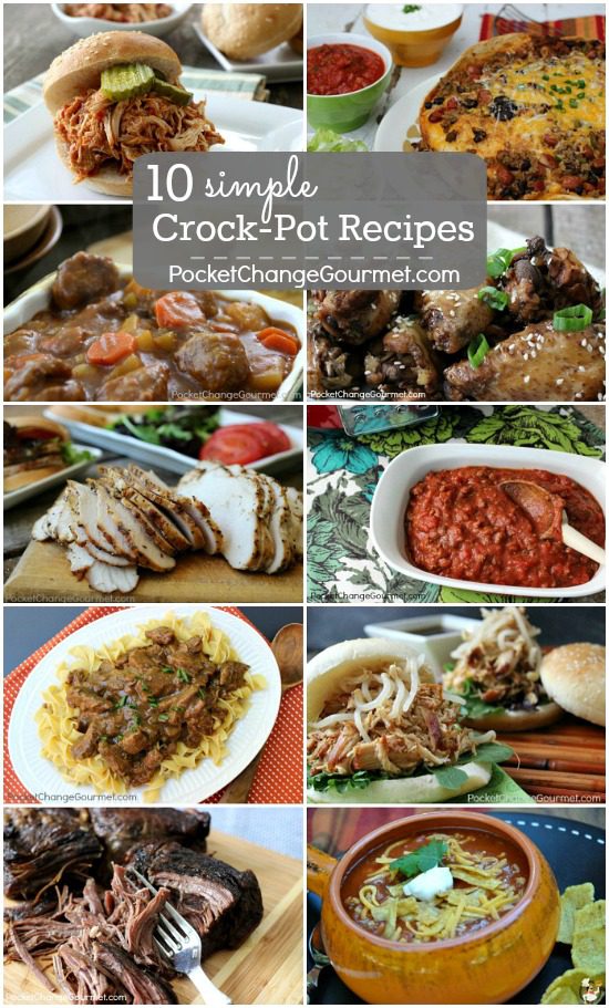 10 Simple Crock-Pot Recipes on PocketChangeGourmet.com
