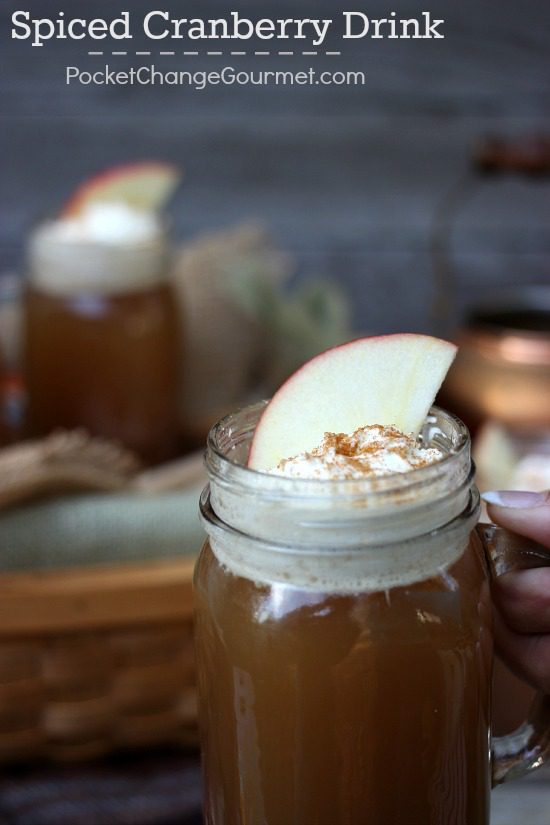 A perfect drink to warm you up during a chilly Fall night of Tailgating, Hayride or just sitting by the bonfire. Apple Cider, Cranberry Sauce and Pineapple Juice plus seasonings made this delicious drink a hit.