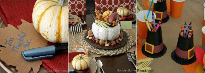 Homemade Thanksgiving Table Decorations