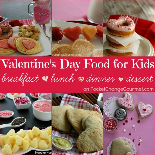 Valentine's Day Recipes for the Kids - Whip up a special meal that the kids will love! Pin to your Recipe Board!