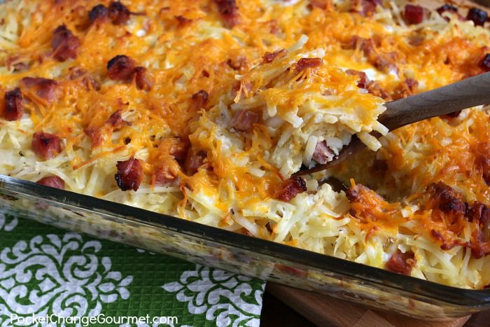 Try This Delicious Hashbrown Casserole With Ham For Dinner Tonight