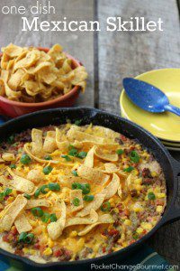 One Dish Mexican Skillet - Pocket Change Gourmet