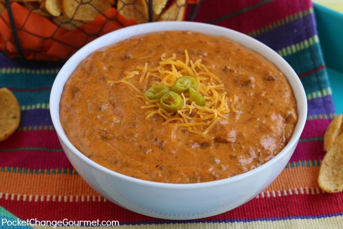 The Best Chili Cheese Dip