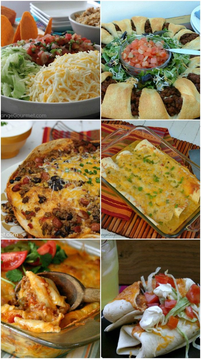Favorite Mexican Dishes - whip up one of these favorite dishes for your family for dinner tonight! They are sure to have everyone asking for seconds! Be sure to save by pinning to your Recipe Board!