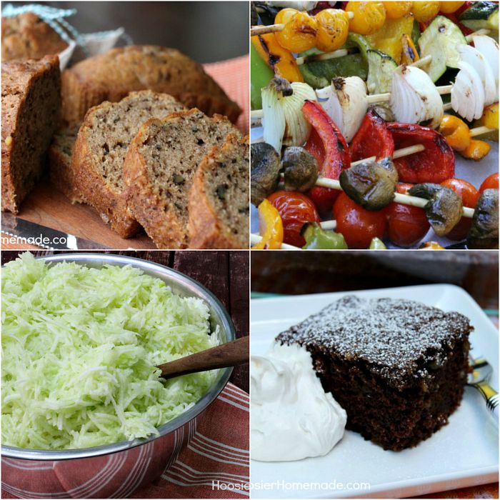 Use up all those Zucchini from your garden in these delicious recipes! Zucchini Bread, Chocolate Zucchini Cake, Grilled Vegetables and How to Freeze Zucchini! Click on the Photo for Recipes!