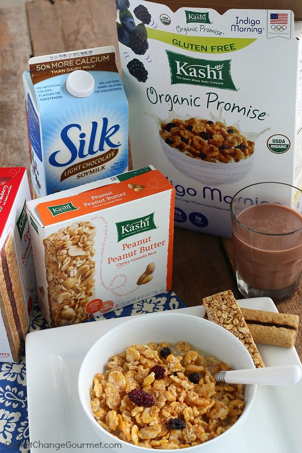 Start your day off right with a healthy breakfast! This quick and easy breakfast is all natural, organic and the cereal is gluten-free. 