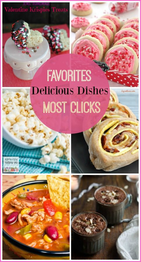 Here are the Host Favorite Recipes and the Most Clicked Recipes from our Delicious Dishes Recipe Party #3.