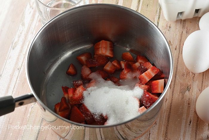 Cooked strawberries