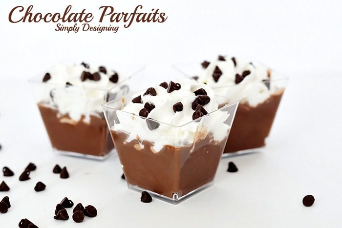 Chocolate Parfaits from Simply Designing