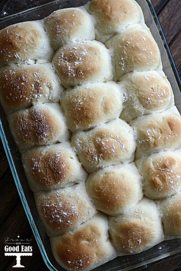 Perfect Yeast Rolls from Grace and Good Eats.
