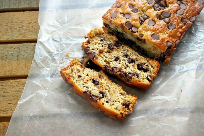 Chocolate Chip Banana Bread from Teaspoon of Goodness