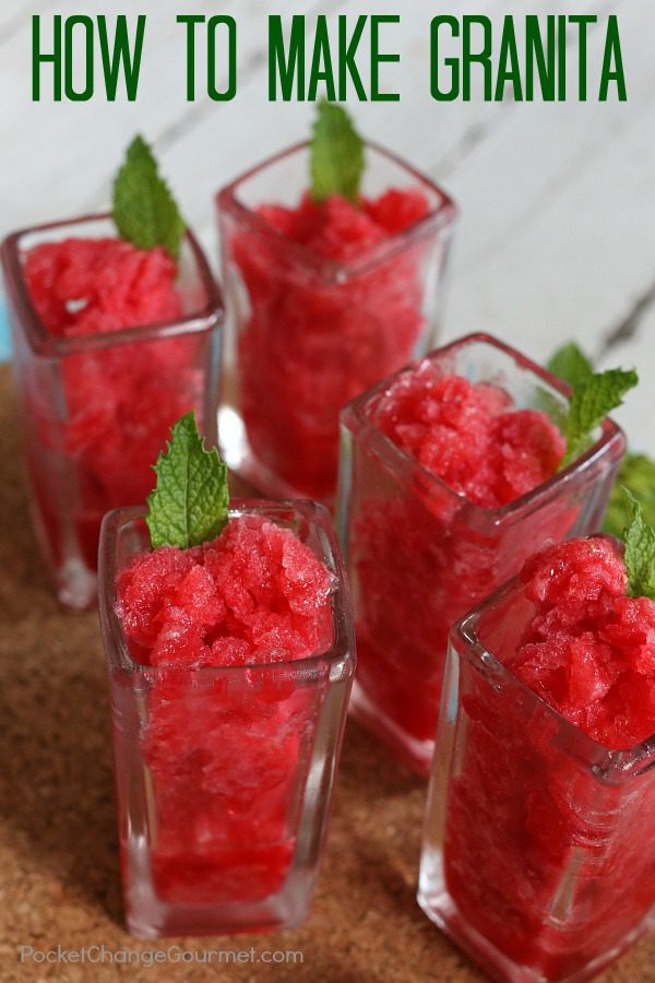 Quick, easy and refreshing - How to make Granita - use your favorite frozen fruit in this super easy recipe!