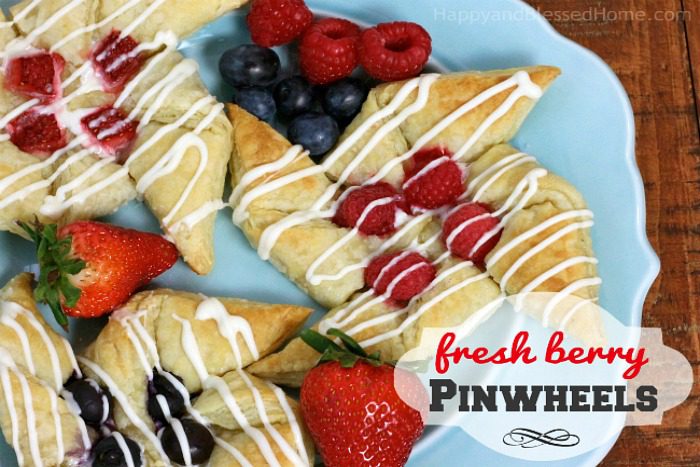 Fresh Berry Pinwheels from Happy and Blessed Home