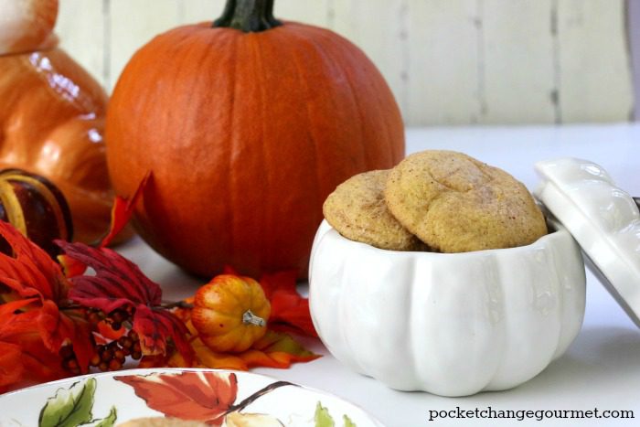 Taste the flavor of Fall with these delicious Pumpkin Spice Snickerdoodles.