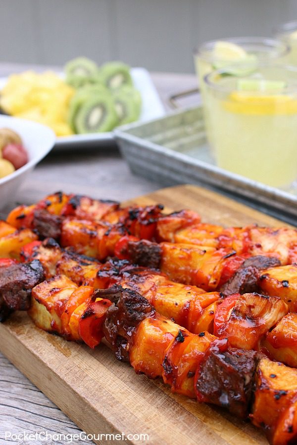 SWEET BBQ KABOBS RECIPE: Easy Summer Cookout Ideas